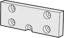 ABK rail end plate assembly from PBC Linear.